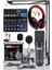 Midex Wizard Paket-3 Cx2 Stüdyo Mikrofon MDX-06FXU Stüdyo Kayıt Mikseri Kulaklık Ekipman Seti 1