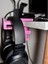 Premium Pembe Macenta Asılabilir Kulaklık Standı – Şık V3 Gamer Modeli, Kaydırmaz Keçeli 4