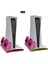TP5-3570 Ps5 Soğutucu Organizatör 2 Fanlı Stand Kol Şarj Edici Stand 3 USB Hub Kulaklık 2