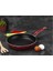 Granit Tava, 28CM, 3.4 mm Gövde, Yapışmaz, Kırmızı 3