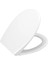 S10 Klozet Kapağı 84-003-009, Yavaş Kapanır, Duroplast, Sandviç Tip, Metal Menteşeli, Beyaz 5