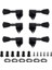 Midex Cb-50 Akustik Gitar Için Kaliteli Profesyonel Burgu Takımı Black 1 Set 4