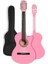 CG-395PK Pembe Renk Kesik Klasik Gitar 4/4 Yetişkin Boy Sap Ayarlı Full Set 2