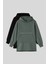 Oversize Kapüşonlu 2li Paket Siyah-Çağla Kadın Tunik Sweatshirt - 97163 1