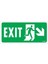 Exit Sağ Aşağı Uyarı Levhası 17,5X25 KOD:957 1