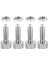 4pcs Hızlı Serbest Bırakma Pimleri Hızlı Serbest Bırak Kilit Pimi Geri Çekilebilir Yay Pistonu M6 Lockout Kiti Havalo Alet Kutusu (Yurt Dışından) 2