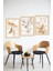 🍂 Zarif Doğal Yaprak Desenli 3’lü Çerçeve Görünümlü Tablo Seti - Modern Bohem Tarzda 🌟 CRVS1174 13 x 17 3