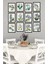 Dekorize Mdf Tablo Seti 12 Parça - Salon Oturma Odası Için Duvar Dekoru Çerçeve Görünümlü Onk Seri 13 x 17 Onk 1014 4