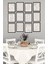 Dekorize Mdf Tablo Seti 12 Parça - Salon Oturma Odası Için Duvar Dekoru Çerçeve Görünümlü Onk 1004 13 x 17 4