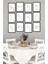 Dekorize Mdf Tablo Seti 12 Parça - Salon Oturma Odası Için Duvar Dekoru Çerçeve Görünümlü Onk Seri 13 x 17 Onk 1009 4
