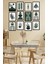 Dekorize Mdf Tablo Seti 12 Parça - Yeşil Boho Salon Oturma Odası Için Duvar Dekoru Çerçeve Görünümlü 13 x 17 Renkli 1