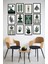 Dekorize Mdf Tablo Seti 12 Parça - Yeşil Boho Salon Oturma Odası Için Duvar Dekoru Çerçeve Görünümlü 13 x 17 Renkli 2