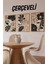 🖼️ Siyah ve Bej Çiçek Desenli Modern 3’lü Mdf Tablo Seti CRV1065 23 x 32 1