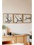 Ahşap Çerçeveli Mdf Kare Islami Tablo Seti Salon ve Oturma Odası Için KR4035 23 x 23 3