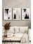 Ahşap Çerçeveli Mdf Tablo Seti Salon ve Oturma Odası Için ÇT3092 23 x 32 5