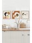 ☕ Kahve Temalı 3’lü Tablo Seti | Sade Modern Stil | Uv Baskı – Mdf – Ahşap Çerçeve KR4045 23 x 23 4
