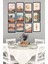 Dekorize Mdf Tablo Seti 12 Parça - Salon Oturma Odası Için Duvar Dekoru Çerçeve Görünümlü Onk Seri 1024 13 x 17 4