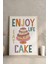 ☕ “enjoy Life Eat Cake – Time For Tea – But First Coffee” Tablo Seti (3’lü) – Uv Baskılı CRV1048 23 x 32 3