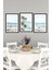 Dekorize Mdf Tablo Seti 3 Parça 3 mm - Salon ve Ofisler Için Çerçeve Görünümlü Duvar Dekoru 3066 13 x 17 2