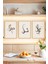 🖼️ Tefekkür Temalı Arapça Hat Yazılı 3’lü Tablo Seti 🌟 CRVS1072 13 x 17 1