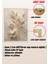 🖼️ 3'lü Çerçeveli Krem Çiçek ve Başak Desenli Tablo Seti – Uv Baskılı Mdf CRV1039 23 x 32 6