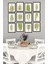 Dekorize Mdf Tablo Seti 12 Parça - Salon Oturma Odası Için Duvar Dekoru Çerçeve Görünümlü Onk Seri 13 x 17 Onk 1016 4