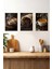☕ Kahve Tutkunlarına Özel Ahşap Çerçeveli 3'lü Mdf Tablo Seti – 3 Ebat Seçeneğiyle CRV1005 23 x 32 4