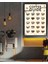 Coffe Guide Siyah Çerçeve Görünümlü Ahşap Duvar Tablosu A4 - Kahve Rehberi 21 x 29.7 2