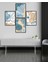 Dekorize Mdf Tablo Seti 4 Parça 3 mm - Soyut Salon Oturma Yatak Odası Için Duvar Dekoru 4001 13 x 17 2