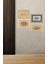 Dekorize Mdf 4 Parça Çerçeve Görünümlü Dini Ahşap Tablo Seti 13 x 17 3