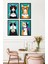 Dekorize Mdf 4 Parça Çerçeve Görünümlü Kediler Tablo Seti Çerçeve Görünümlü 3