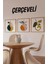 🏷️ 🍐 Renkli Meyve Temalı 3’lü Tablo Seti | Modern Stil | Uv Baskı – Mdf – Ahşap Çerçeve KR4051 23 x 23 1