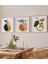🏷️ 🍐 Renkli Meyve Temalı 3’lü Tablo Seti | Modern Stil | Uv Baskı – Mdf – Ahşap Çerçeve KR4051 23 x 23 2