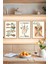 🖼️ The Best Memories Are Made In The Kitchen - 3’lü Uv Baskılı Tablo Seti 🍴🌿 CRVS1050 13 x 17 1