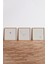 Ahşap Çerçeveli Mdf Kare Tablo Seti Salon ve Oturma Odası Için KR4030 23 x 23 5