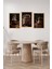 🖼️ 3'lü Çerçeve Görünümlü Kahve Temalı Tablo Seti – Mdf Zeminli Uv Baskı CRVS1006 13 x 17 2
