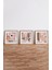 Ahşap Çerçeveli Mdf Kare Tablo Seti Salon ve Oturma Odası Için KR4026 23 x 23 5