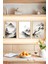 🌿 Doğanın Fısıltısı: Siyah Beyaz Mürekkep Sanatıyla 3’lü Tablo Seti 🌕🌟 CRVS1105 13 x 17 1