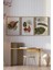 🖼️tropikal Bitkiler ve Vazo Desenli Modern 3'lü Tablo Seti – Ahşap Çerçeveli🌿 CRV1133 23 x 32 2