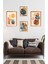Notpa 4 Parça Ahşap Çerçeve Görünümlü Sanatsal Tablo Seti SET001 2 Adet 21X30 2 Adet 13X17 17 cm 1