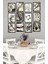 Dekorize Mdf Tablo Seti 12 Parça - Salon Oturma Odası Için Duvar Dekoru Çerçeve Görünümlü Onk Seri 1023 13 x 17 4