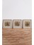 Ahşap Çerçeveli Mdf Kare Tablo Seti Salon ve Oturma Odası Için Islami KR4033 23 x 23 5