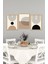Dekorize Mdf Tablo Seti 3 Parça 3 mm - Salon Oturma Odası Için Bohem Duvar Dekoru 3042 13 x 17 2