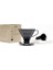 Hario V60 02 Plastik Dripper ve 40’lı Filtre Kağıdı Seti, Siyah Şeffaf 1
