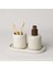 Trina Sıvı Sabunluk 9X9,7X15,6 cm Krem 2