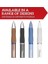 S-Gel Metal Jel Kalem, 0,7 mm Uç, Metal Gri & Bronz 2'li Paket, Siyah Mürekkep 6