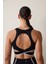 Siyah Orta Destekli Contrast Bonding Spor Sütyeni 6