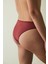 Bordo Essentials V Kesim Düşük Bel Brazilian Külot 2