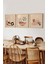 🏷️ 🍮 Kahve & Tatlı Temalı 3’lü Tablo Seti | Modern Stil | Uv Baskı – Mdf – Ahşap Çerçeve KR4047 23 x 23 4