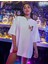 Unisex Baskılı Oversize T-Shirt - Beyaz 8
